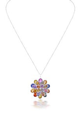 Petali Multi Sapphire Pendant